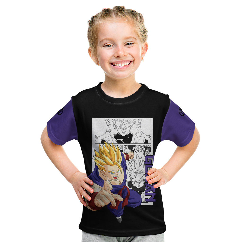 Gohan Adult SSJ2 Kid T Shirt Dragon Ball Anime Mix Manga