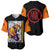 Orange Piccolo Baseball Jersey Dragon Ball Anime Mix Manga