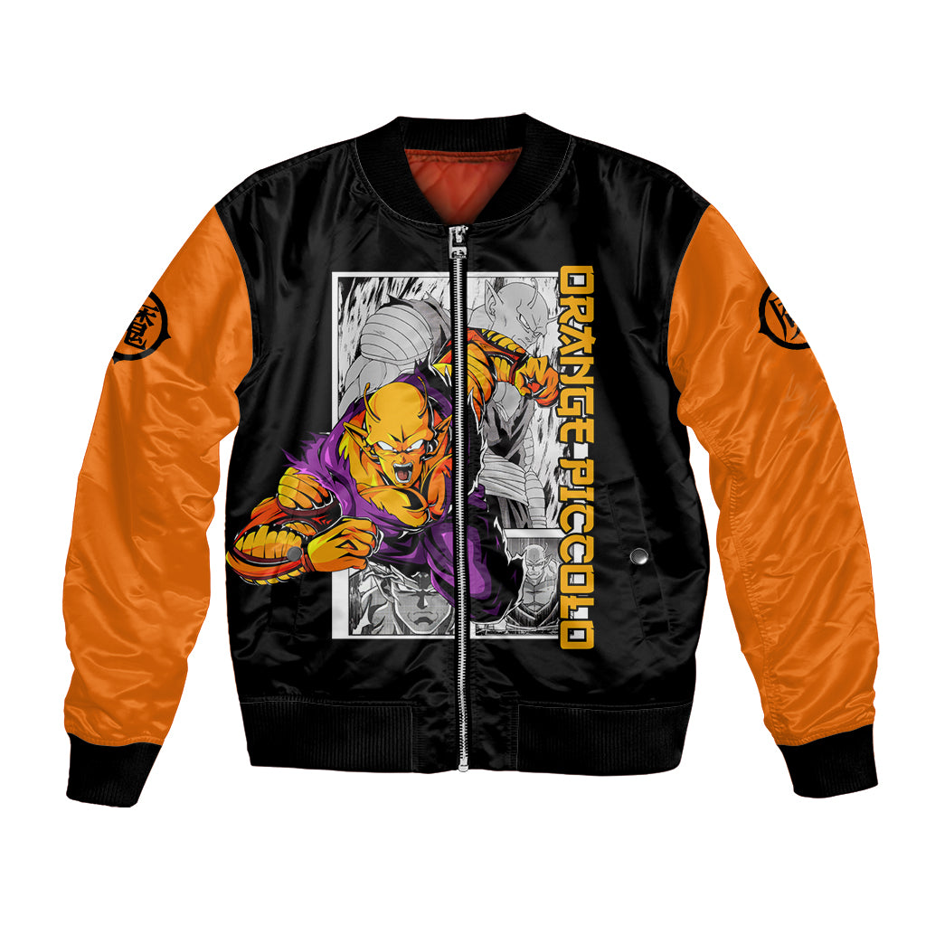 Orange Piccolo Bomber Jacket Dragon Ball Anime Mix Manga