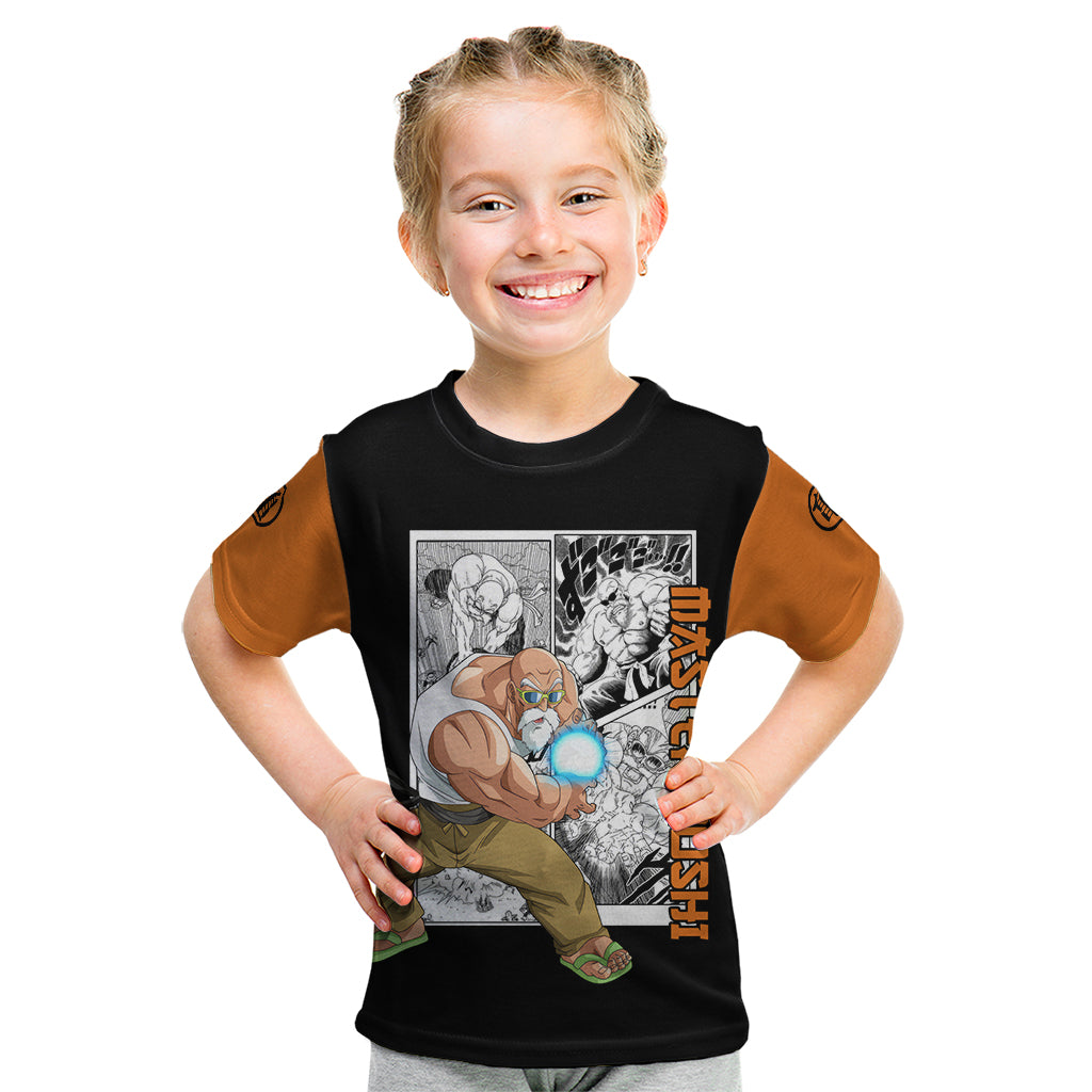 Master Roshi Kid T Shirt Dragon Ball Anime Mix Manga