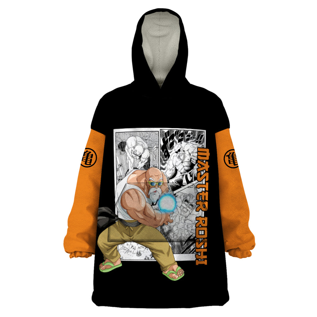 Master Roshi Wearable Blanket Hoodie Dragon Ball Anime Mix Manga