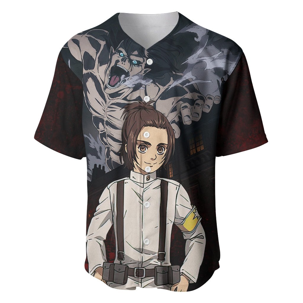 Gabi Braun Baseball Jersey Attack On Titan