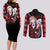 Ririka Momobami Couples Matching Long Sleeve Bodycon Dress and Long Sleeve Button Shirt Kakegurui