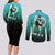 Sailor Pluto Setsuna Meioh Couples Matching Long Sleeve Bodycon Dress and Long Sleeve Button Shirt Sailor Moon