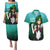 Sailor Pluto Setsuna Meioh Couples Matching Puletasi and Hawaiian Shirt Sailor Moon