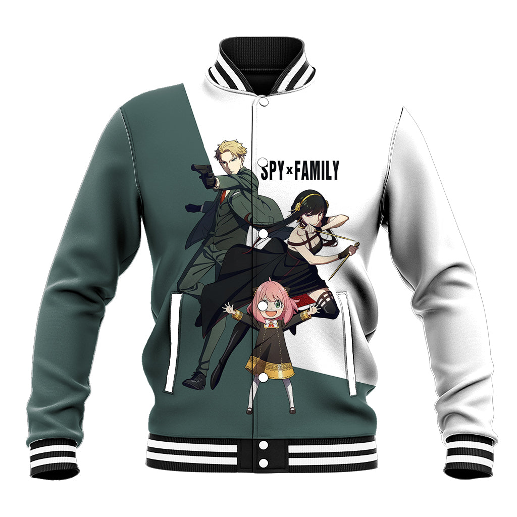 SpyxFamily - Funny Family Baseball Jacket Anime Style