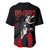 Yor Foger SpyxFamily Baseball Jersey Black And Roses Anime Style