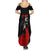 Yor Foger SpyxFamily Summer Maxi Dress Black And Roses Anime Style