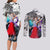 Yamato - One Piece Couples Matching Long Sleeve Bodycon Dress and Long Sleeve Button Shirt Anime Mix Manga Style