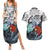 Yamato - One Piece Couples Matching Summer Maxi Dress and Hawaiian Shirt Anime Mix Manga Style