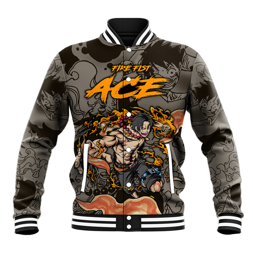 Portgas D.Ace - Fire Fist Of One Piece Baseball Jacket Anime Mix Manga Style