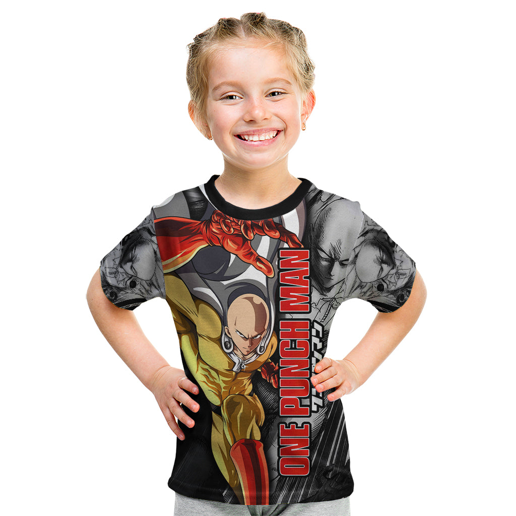 Saitama - One Punch Man Kid T Shirt Anime Mix Manga Style