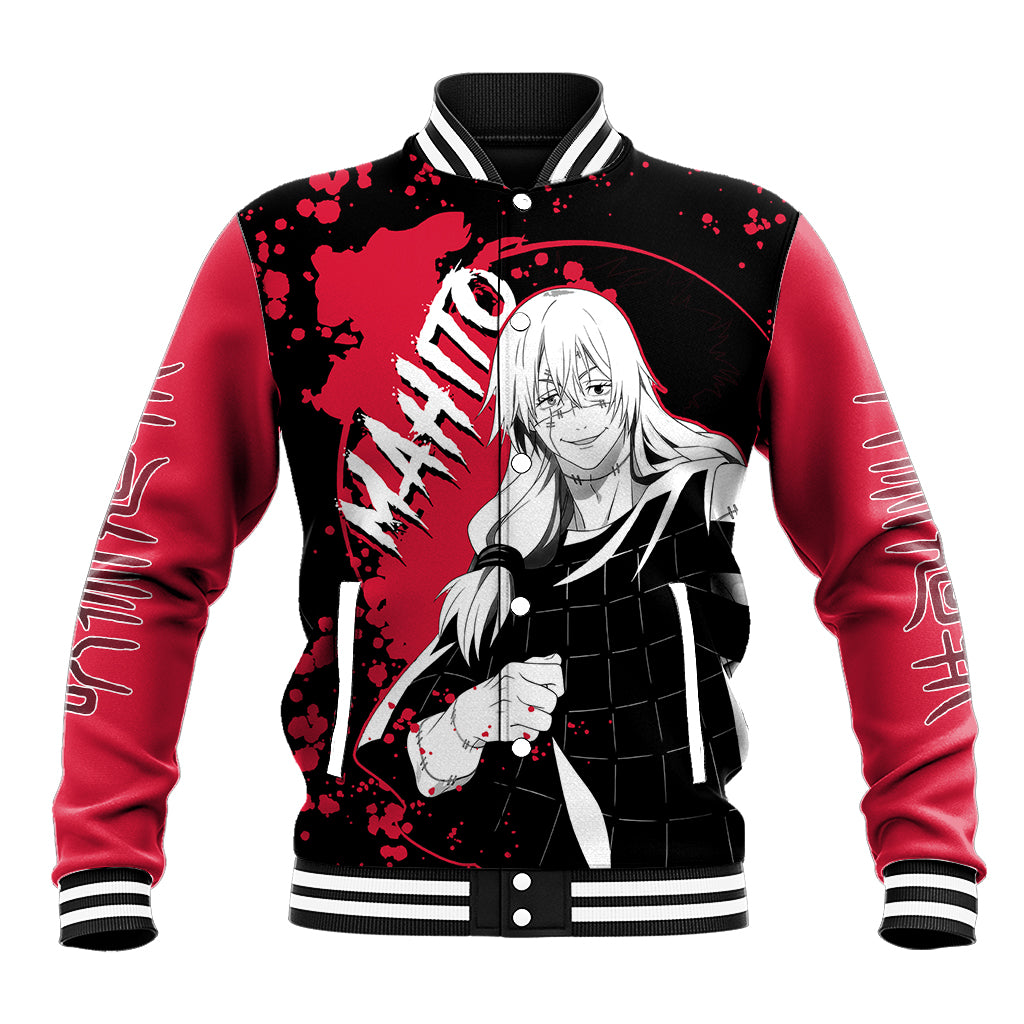 Mahito Jujutsu Kaisen Baseball Jacket Manga Style Art