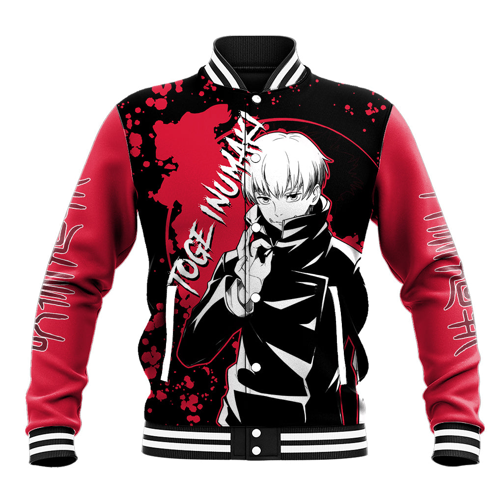 Toge Inumaki Jujutsu Kaisen Baseball Jacket Manga Style Art