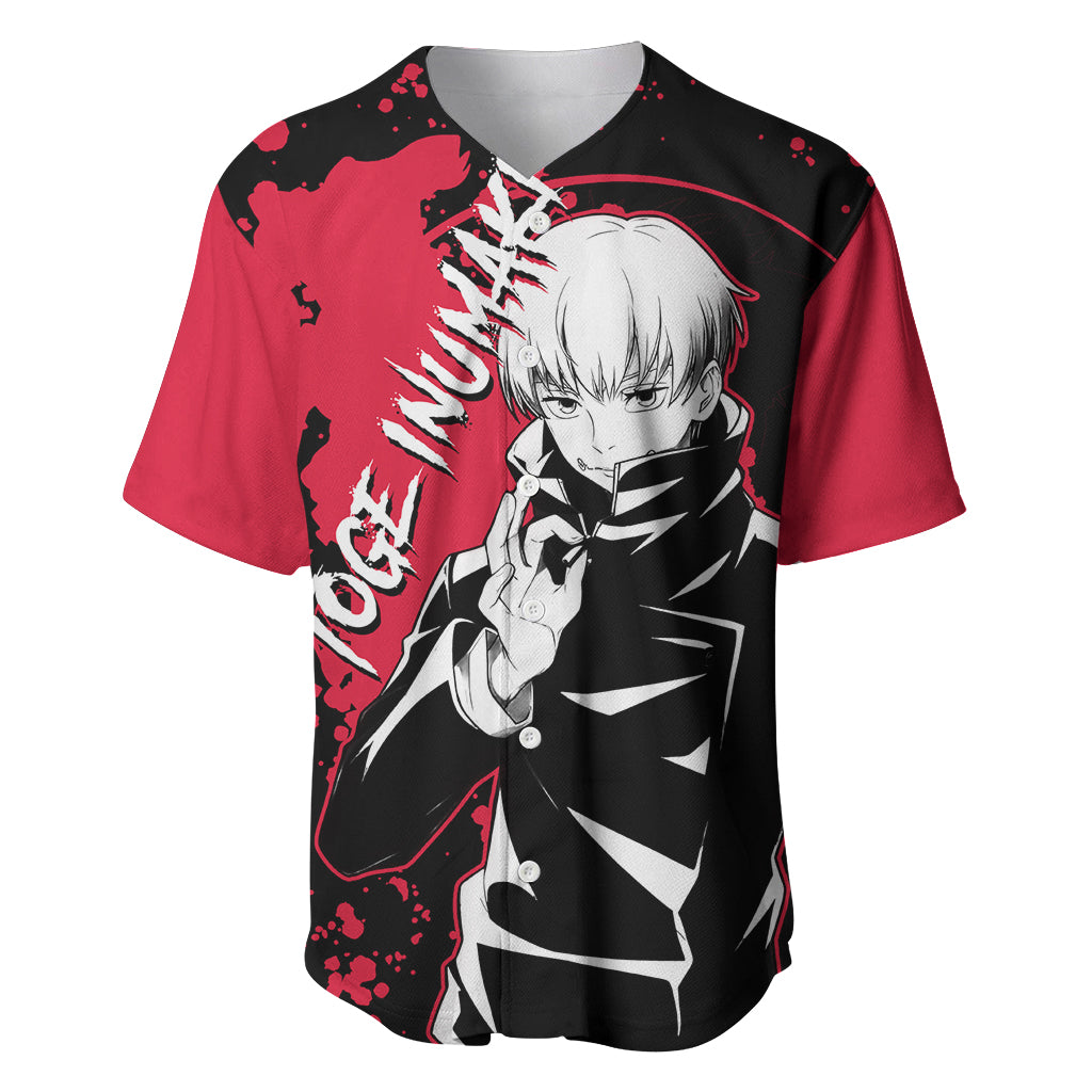 Toge Inumaki Jujutsu Kaisen Baseball Jersey Manga Style Art