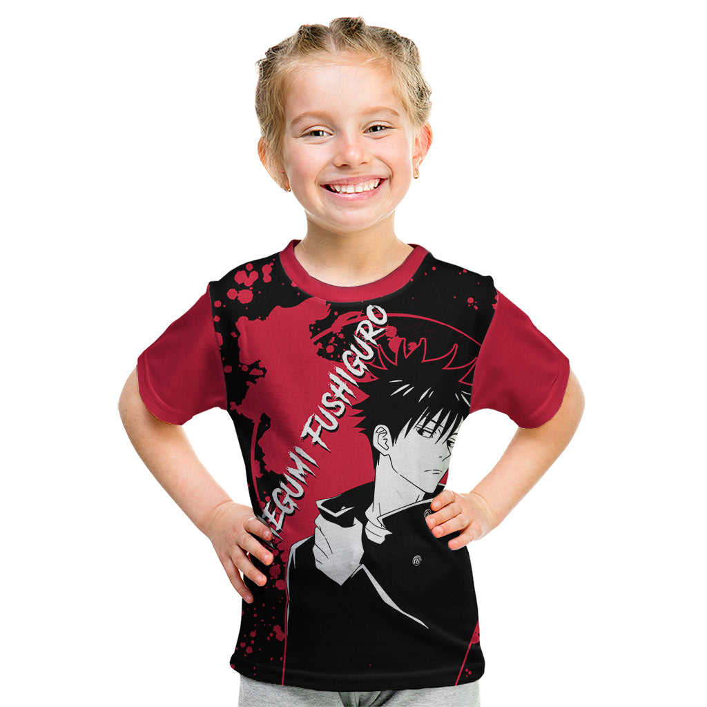 Megumi Fushiguro Jujutsu Kaisen Kid T Shirt Manga Style Art