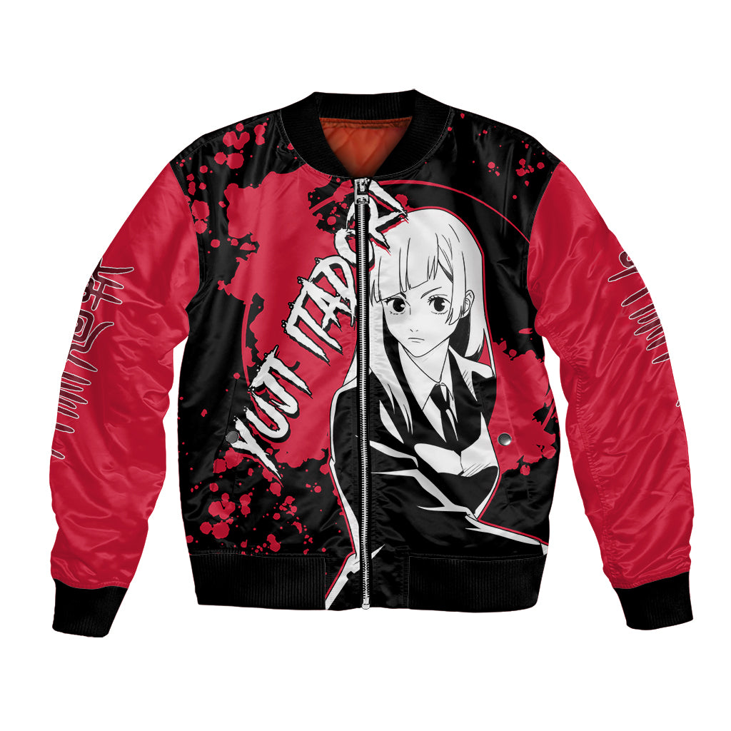 Kasumi Miwa Jujutsu Kaisen Bomber Jacket Manga Style Art