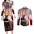 Rengoku Kyoujurou - Demon Slayer Couples Matching Long Sleeve Bodycon Dress and Long Sleeve Button Shirt Anime Style