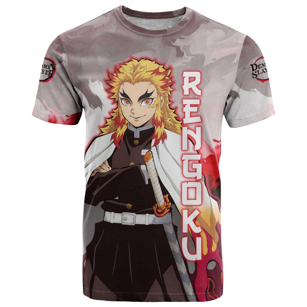 Rengoku Kyoujurou - Demon Slayer T Shirt Anime Style