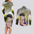 Gyomei - Demon Slayer Couples Matching Long Sleeve Bodycon Dress and Long Sleeve Button Shirt Anime Style