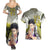 Gyomei - Demon Slayer Couples Matching Summer Maxi Dress and Hawaiian Shirt Anime Style