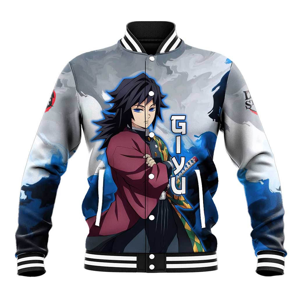 Giyu Tomioka - Demon Slayer Baseball Jacket Anime Style