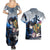 Giyu Tomioka - Demon Slayer Couples Matching Summer Maxi Dress and Hawaiian Shirt Anime Style