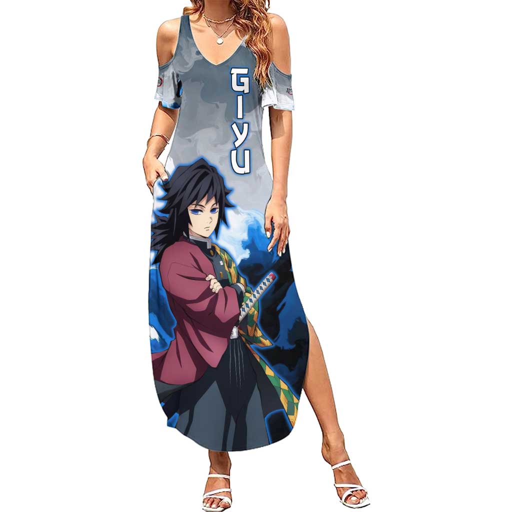 Giyu Tomioka - Demon Slayer Summer Maxi Dress Anime Style