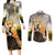 Zenitsu Agatsuma - Demon Slayer Couples Matching Long Sleeve Bodycon Dress and Long Sleeve Button Shirt Anime Style