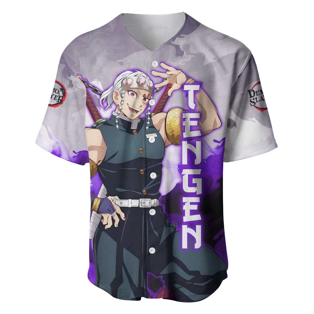 Tengen Uzui - Demon Slayer Baseball Jersey Anime Style