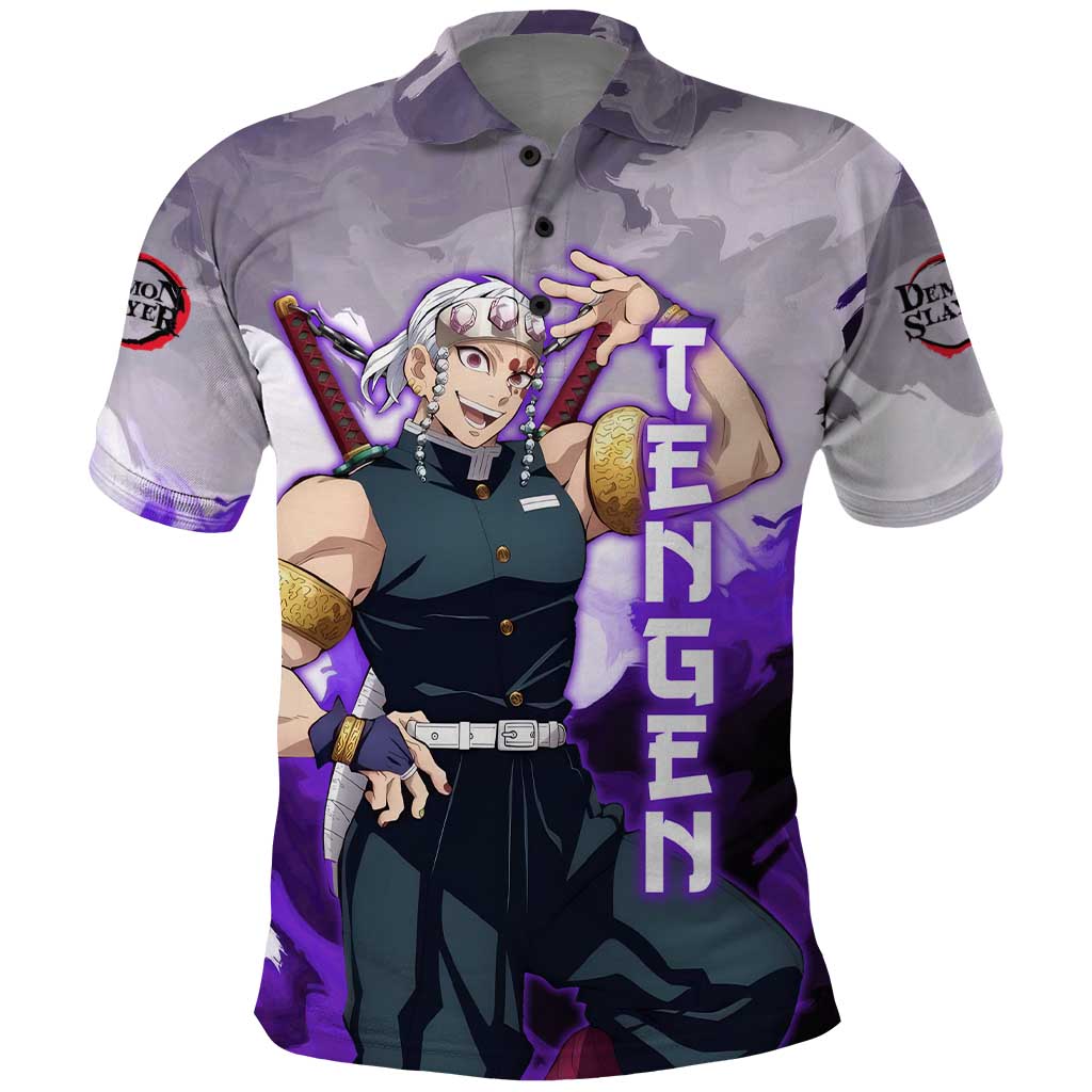 Tengen Uzui - Demon Slayer Polo Shirt Anime Style