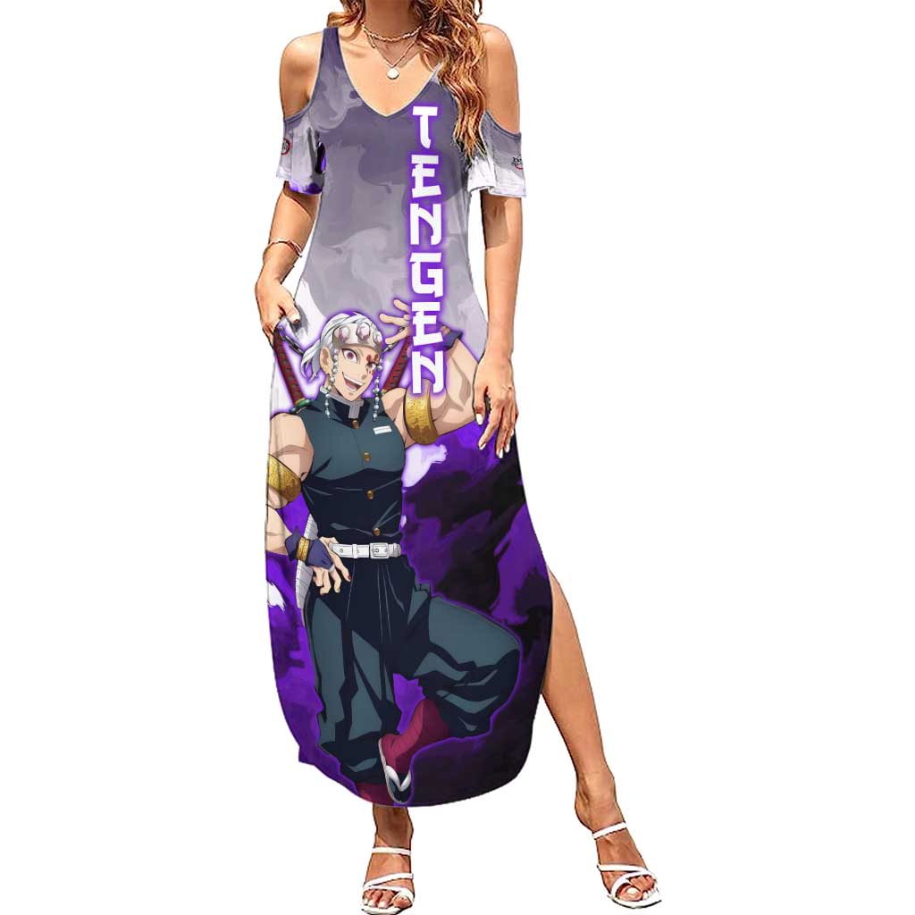 Tengen Uzui - Demon Slayer Summer Maxi Dress Anime Style