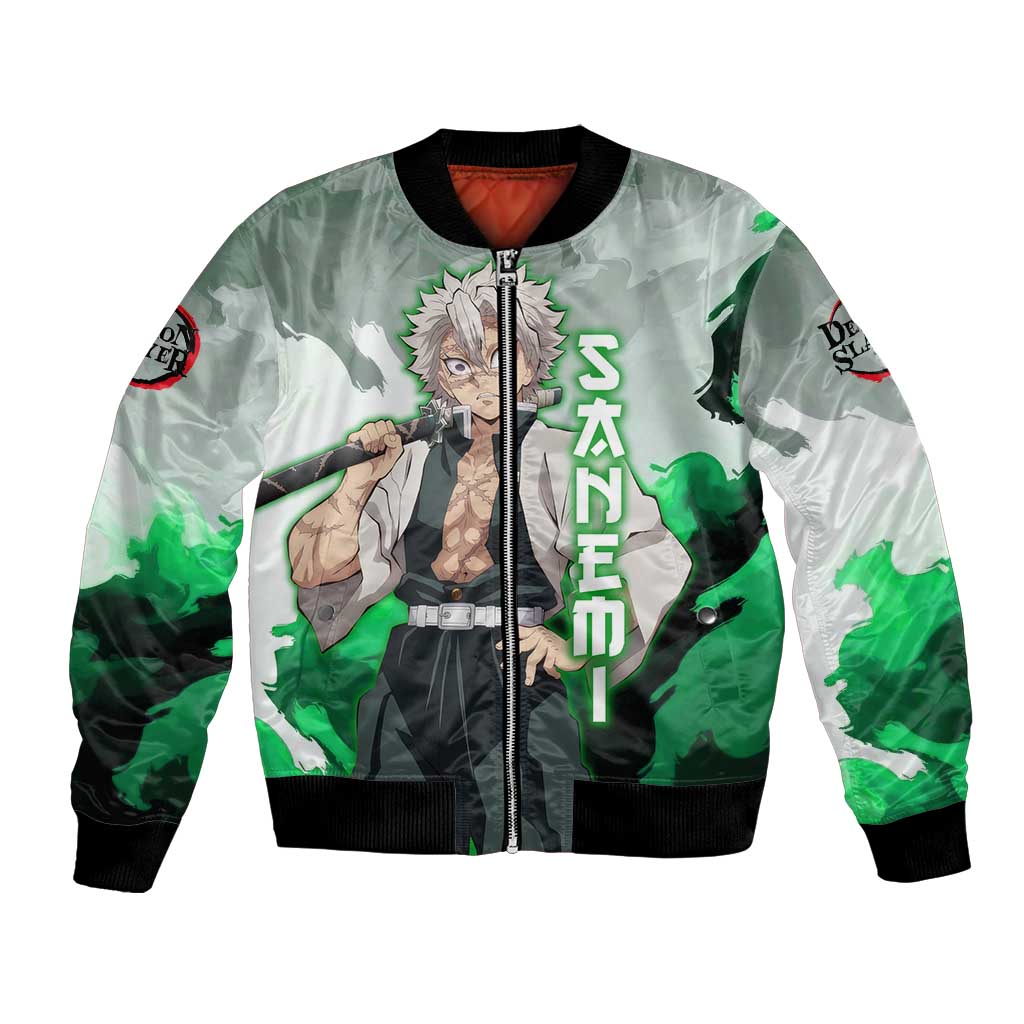 Sanemi Shinazugawa - Demon Slayer Bomber Jacket Anime Style