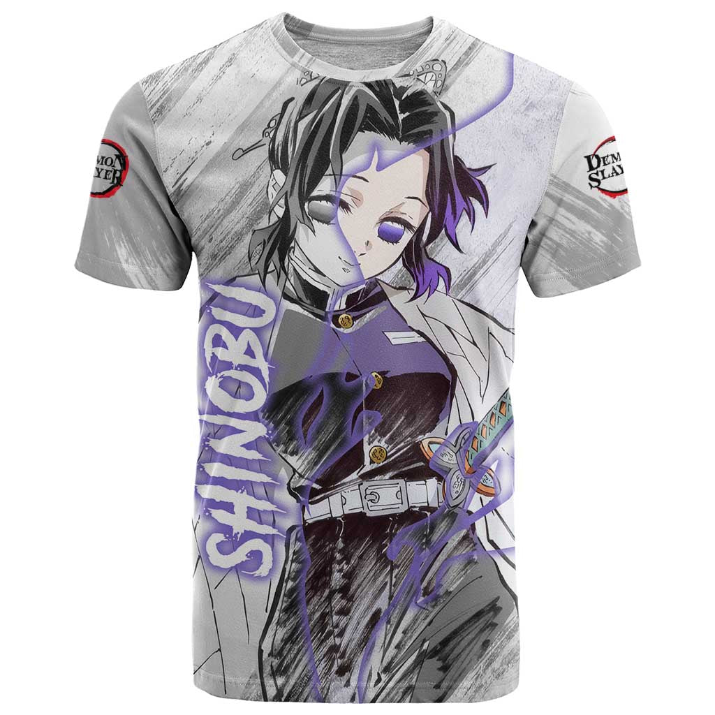 Shinobu Kochou - Semon Slayer T Shirt Anime Style