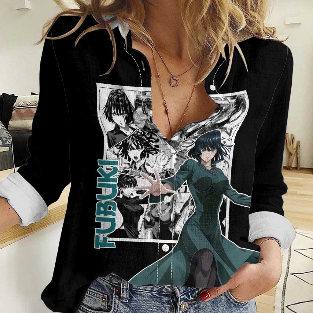 Fubuki - One Punch Man Women Casual Shirt Anime Mix Manga Style