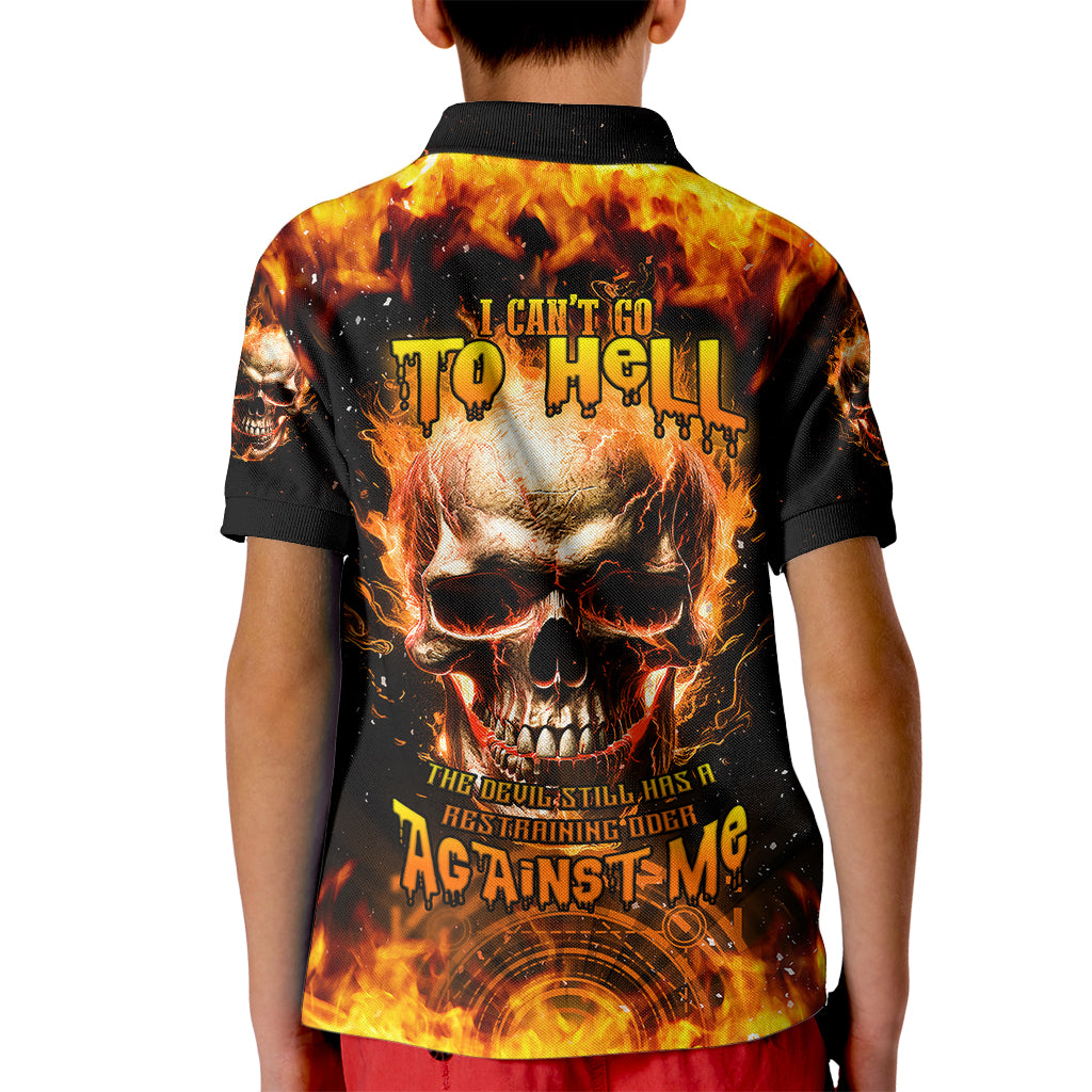 magic-fire-skull-kid-polo-shirt-i-cant-go-to-hell-the-devil-still-has-a-rest-training-oder-against-me