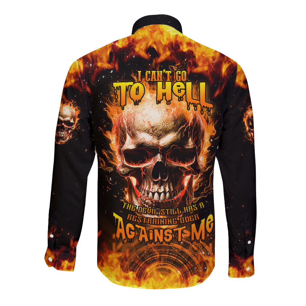 magic-fire-skull-long-sleeve-button-shirt-i-cant-go-to-hell-the-devil-still-has-a-rest-training-oder-against-me