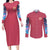 Sailor Scouts Sailor Moon Couples Matching Long Sleeve Bodycon Dress and Long Sleeve Button Shirt Anime Style