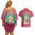 Sailor Scouts Sailor Moon Couples Matching Off Shoulder Short Dress and Hawaiian Shirt Anime Style