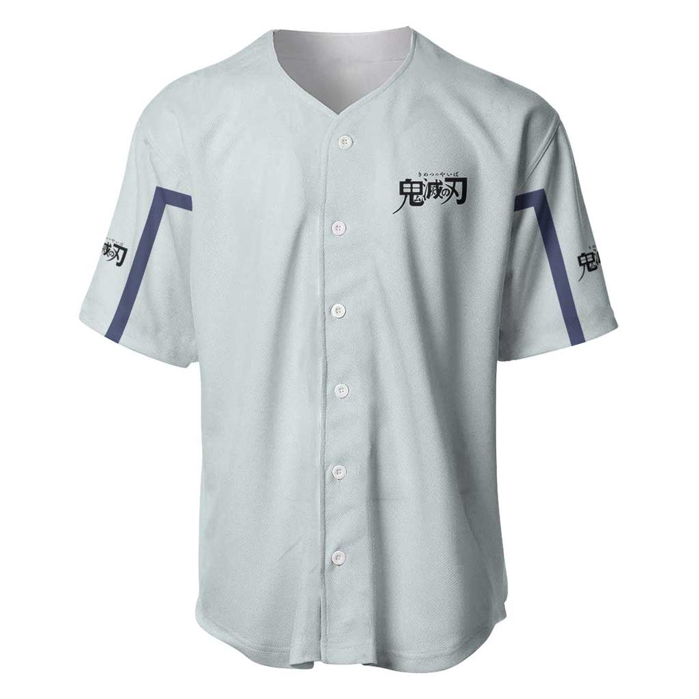 Hakuji - Akaza Demon Slayer Baseball Jersey Anime Style