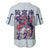 Hakuji - Akaza Demon Slayer Baseball Jersey Anime Style