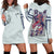 Hakuji - Akaza Demon Slayer Hoodie Dress Anime Style