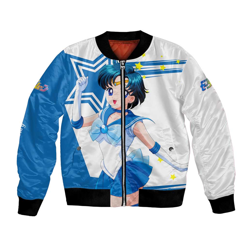 Sailor Mercury - Sailor Moon Bomber Jacket Anime Style