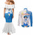 Sailor Mercury - Sailor Moon Couples Matching Mermaid Dress and Long Sleeve Button Shirt Anime Style