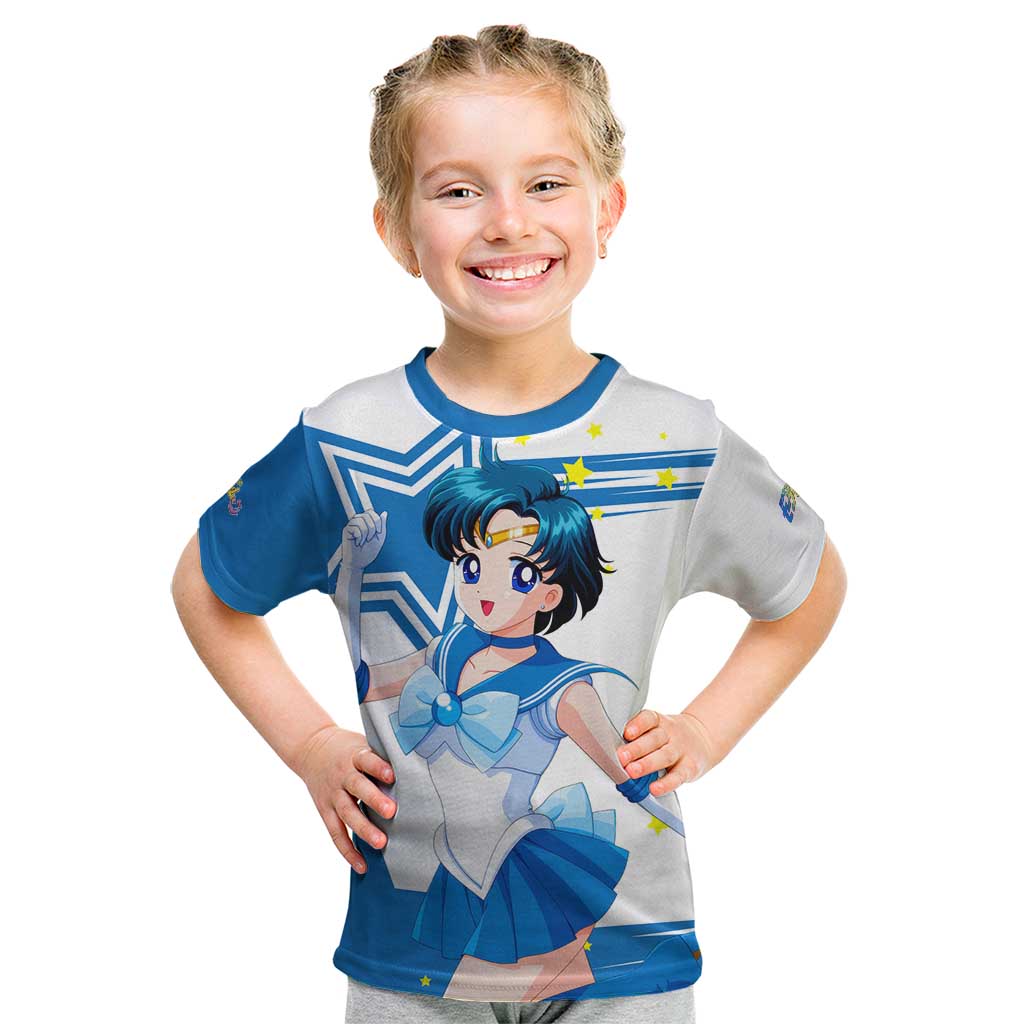 Sailor Mercury - Sailor Moon Kid T Shirt Anime Style