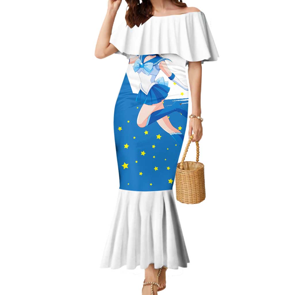 Sailor Mercury - Sailor Moon Mermaid Dress Anime Style