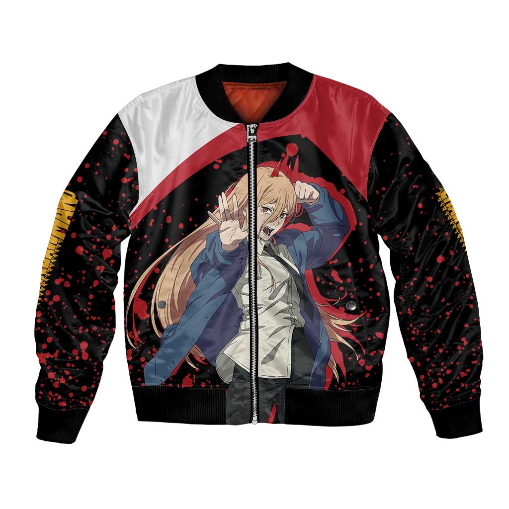 Power - Chainsaw Man Bomber Jacket Anime Style