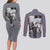 Nona - Death Parade Couples Matching Long Sleeve Bodycon Dress and Long Sleeve Button Shirt Anime Style