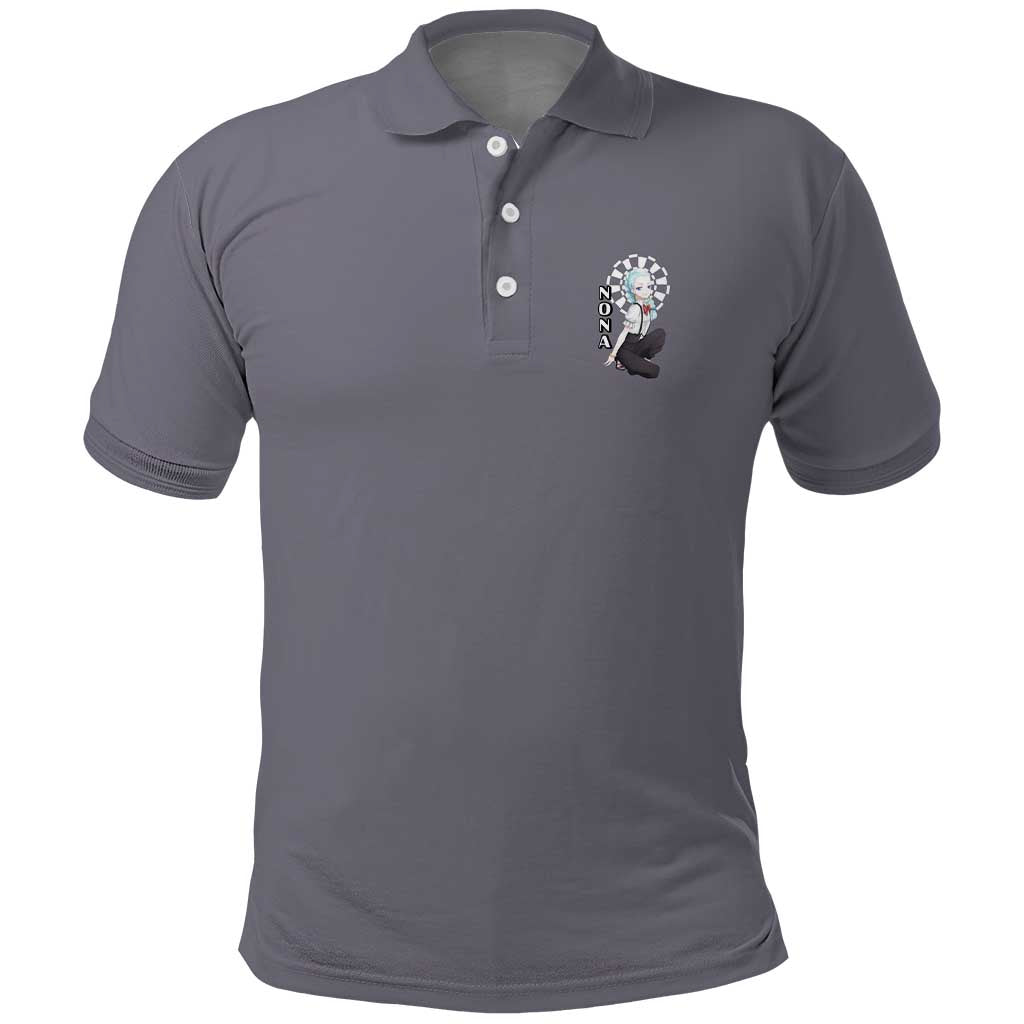 Nona - Death Parade Polo Shirt Anime Style