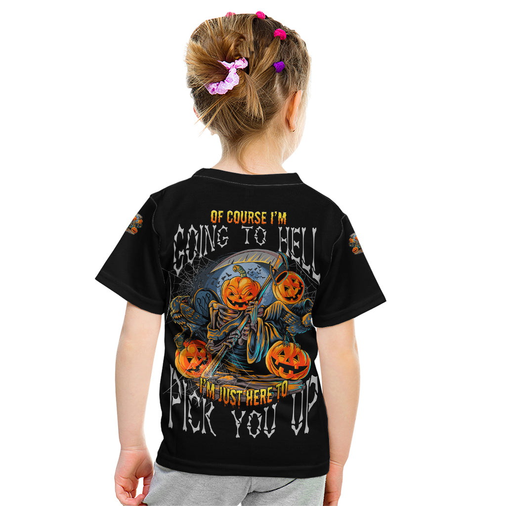 of-course-im-going-to-hell-skull-pumpkin-halloween-kid-t-shirt